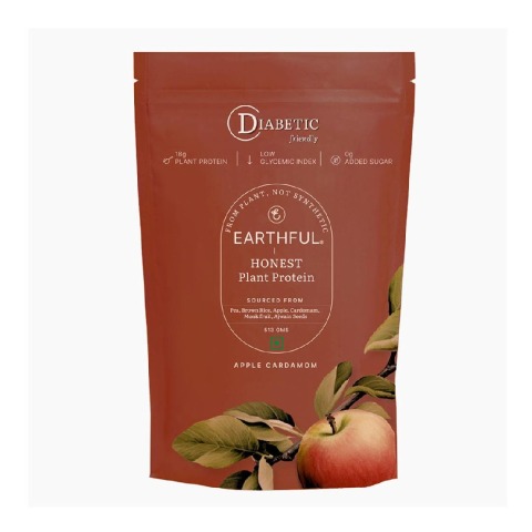 1 - Earthful Honest Plant Protein, 1.13 lb Apple Cardamom