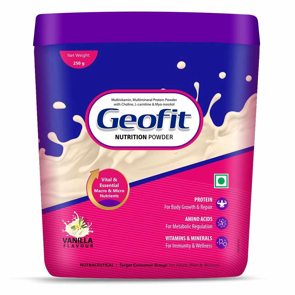 1 - Geofit Protein Powder,  Vanilla  250 g 
