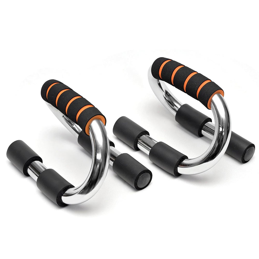 1 - SLOVIC Push up Bar - Twisted,  Black Orange  Free Size 