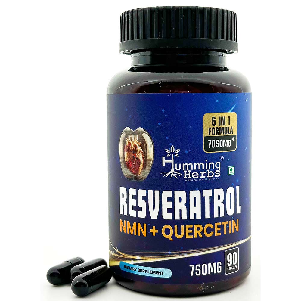 1 - Humming Herbs Resveratrol nmn + Quercetin,  90 capsules 
