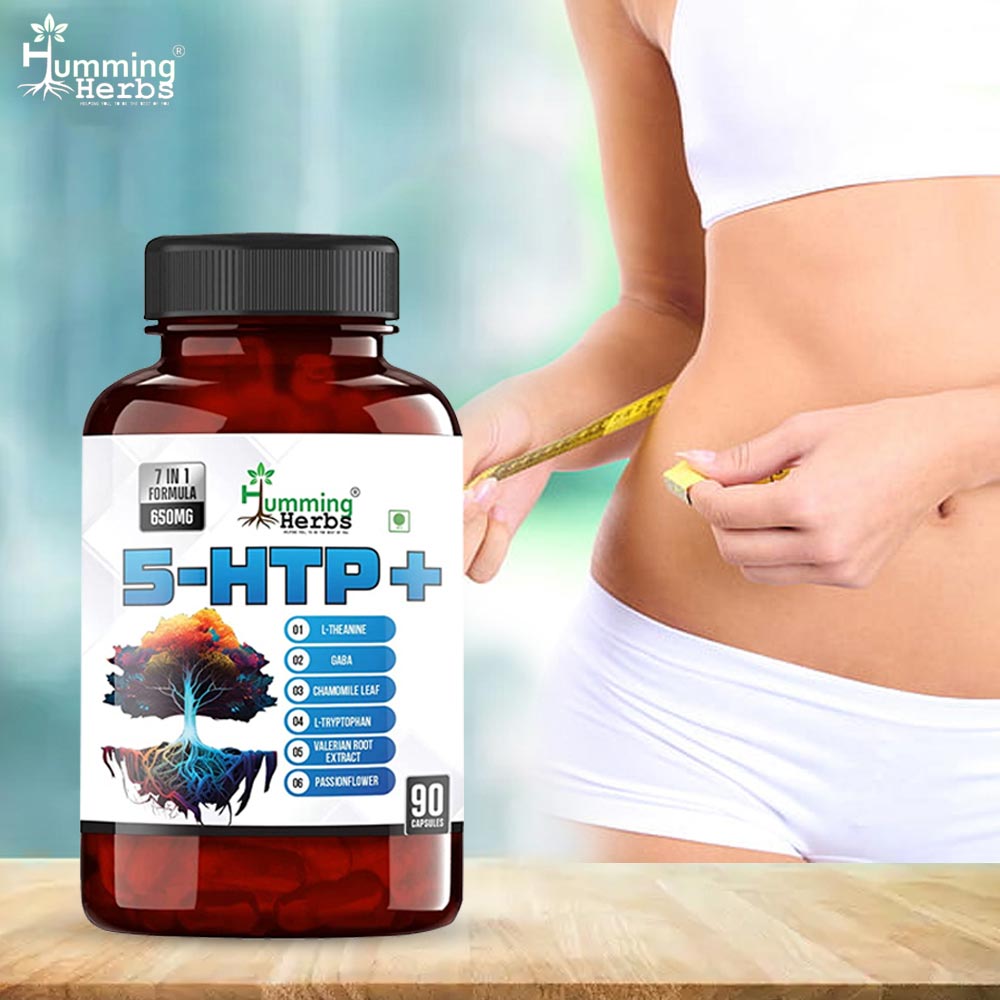 6 - Humming Herbs 5-HTP+ (Hydroxytryptophan),  90 capsules 