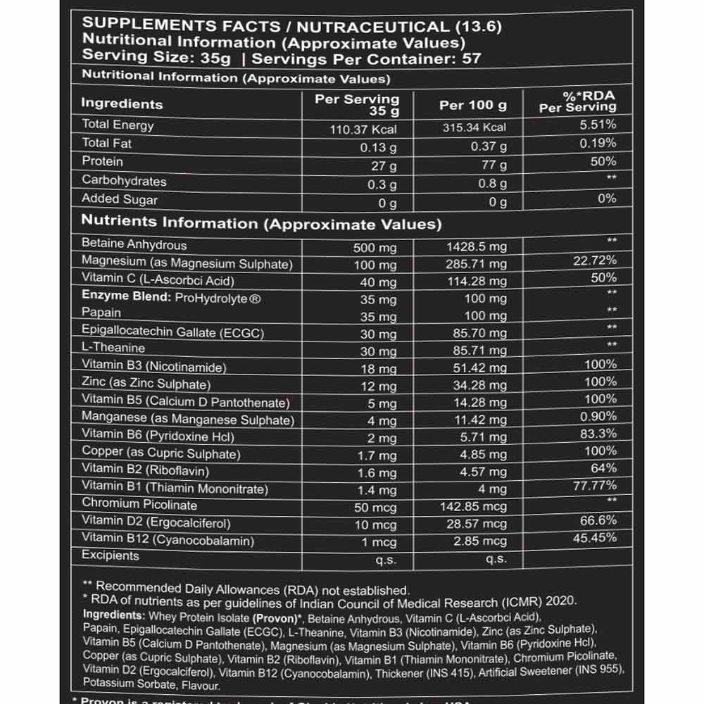 4 - Divine Nutrition Icon Isolate,  4.4 lb  Fudge Brownie 