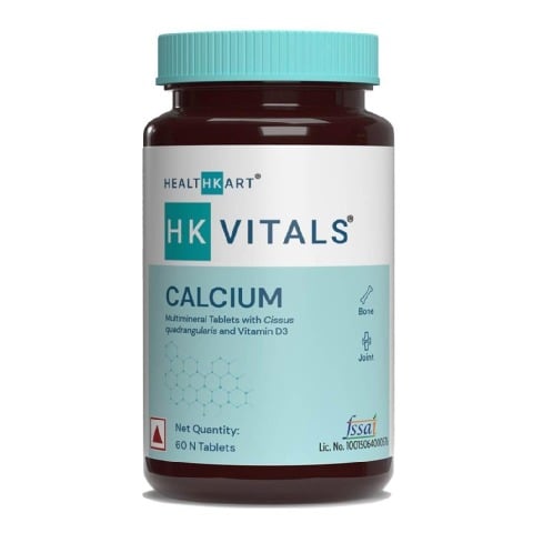 1 - HealthKart HK Vitals Calcium OP,  60 tablet(s)  Unflavoured 