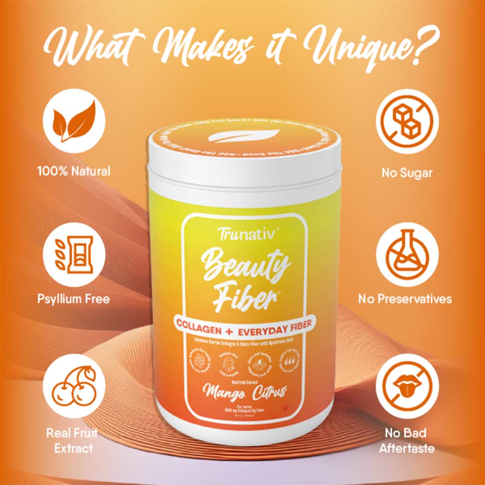 6 - TruNativ Beauty Fiber,  200 g  Mango Citrus 