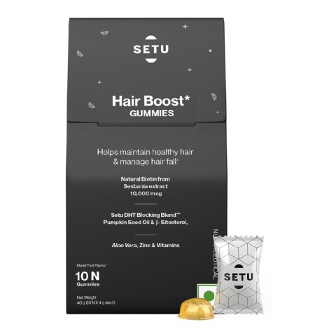 1 - Setu Hair Boost, 10 gummies Mixed Fruit