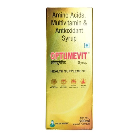 1 - Dr Wonder OPTUMEVIT Multivitamin & Antioxidant Syrup, 200 ml Chocolate & Mix Fruit