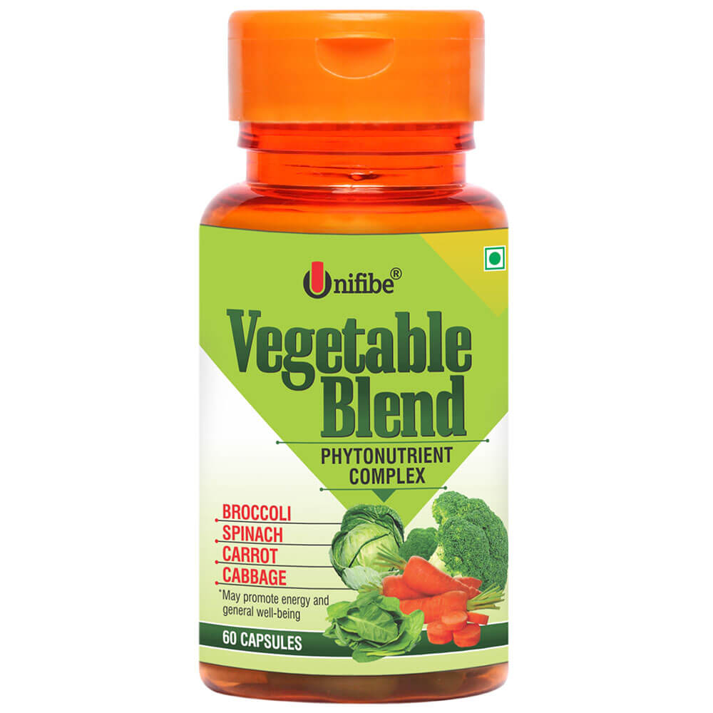 Unifibe Vegetable Blend,  60 capsules 