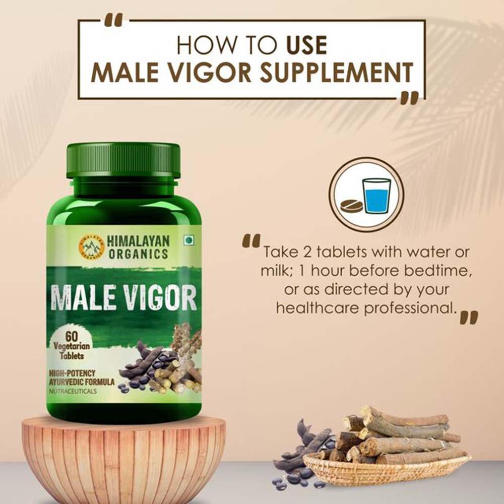 9 - Himalayan Organics Male Vigor,  60 tablet(s) 