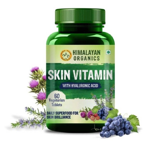 1 - Himalayan Organics Skin Vitamin with Hyaluronic Acid, 60 tablet(s)