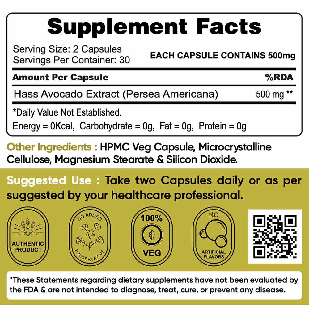 5 - StemRX Avocado,  60 capsules 