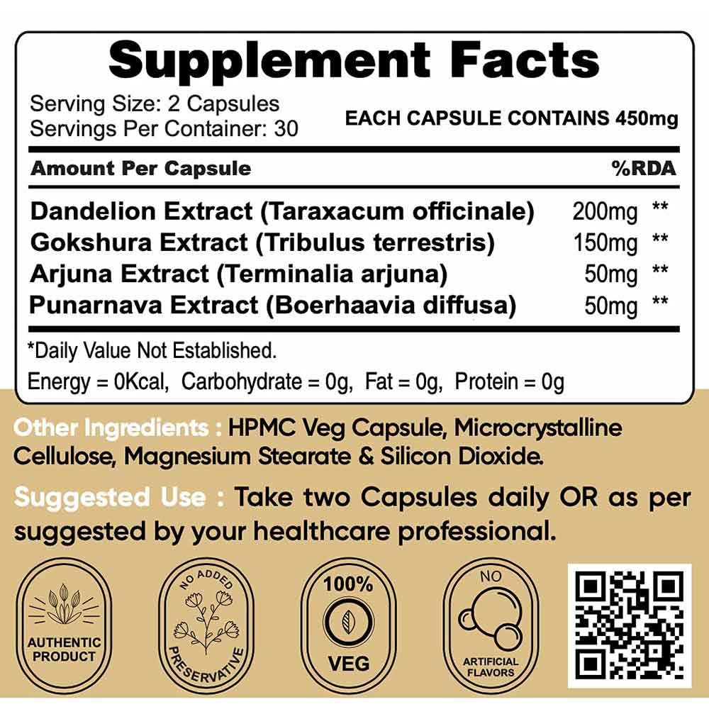 6 - StemRX Kidney Armour,  60 capsules 