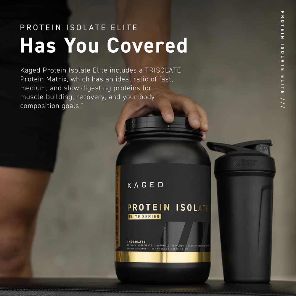 2 - Kaged Muscle Elite Series Protein Isolate,  1.85 lb  Chocolate 