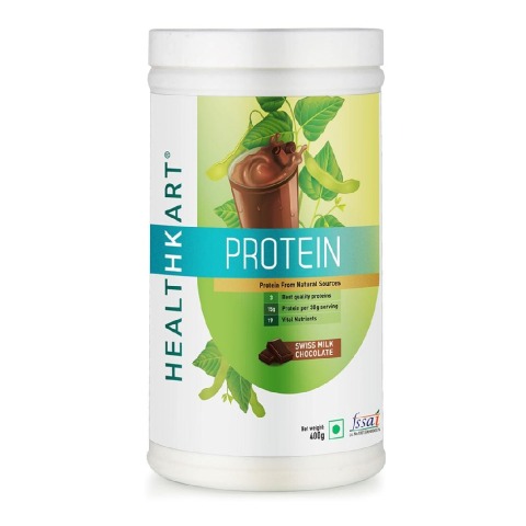 3 - HealthKart Protein with Whey, Soy & Casein OP,  0.88 lb  Swiss Milk Chocolate 
