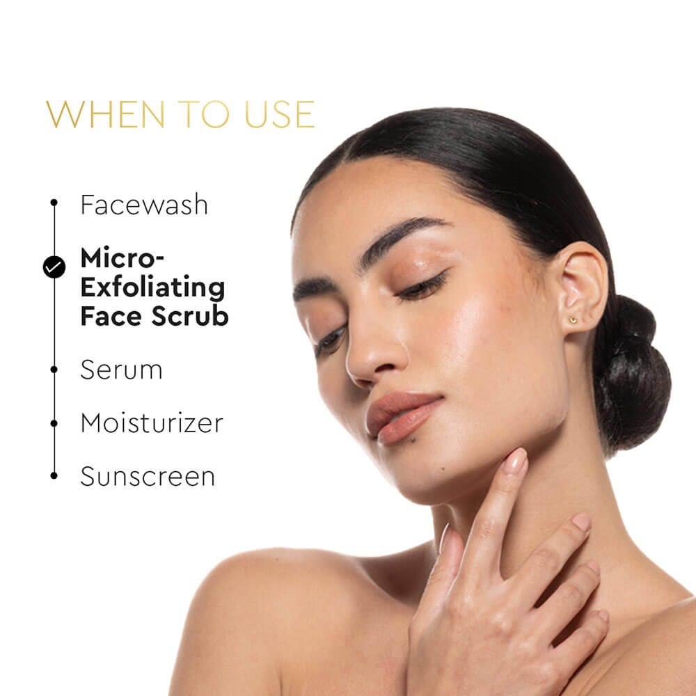 5 - VLCC Clinic Micro Exfoliating Face Scrub,  100 ml  Lactobionic Acid & Rice Exfoliator