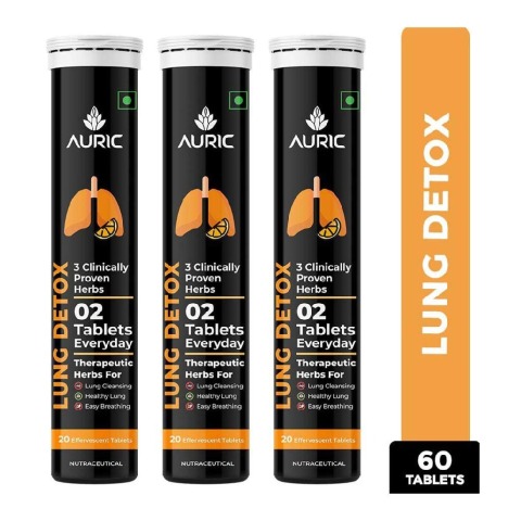 1 - Auric Lung Detox Yummy Orange,  60 tablet(s) 
