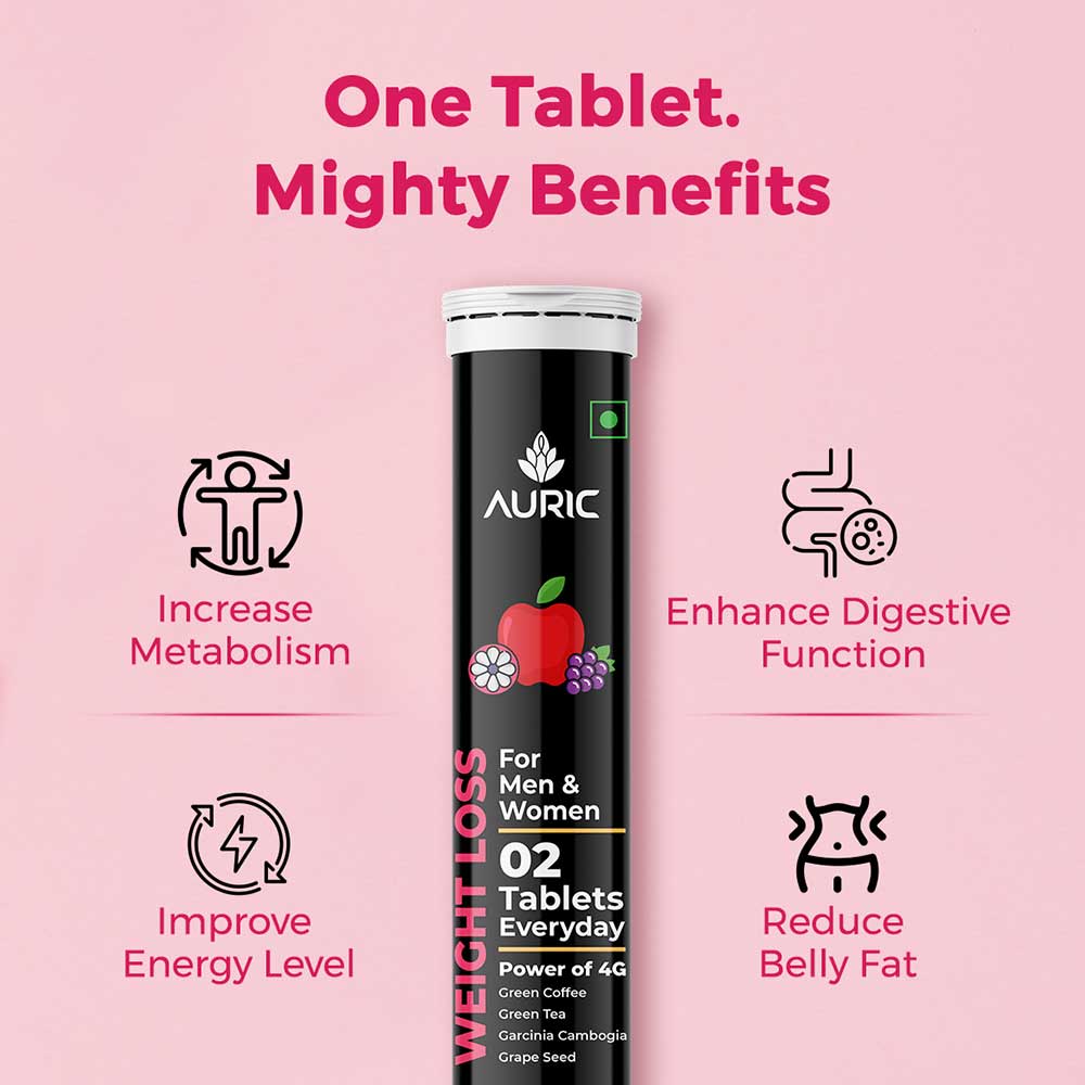4 - Auric Weight Loss Effervescent Red Apple,  60 tablet(s) 