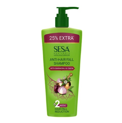 1 - Sesa Ayurvedic Anti-Hair Fall Shampoo,  500 ml  With Bhringraj & Onion 