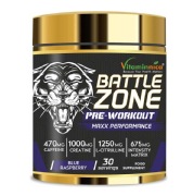 Vitaminnica Battle Zone Pre-Workout- 0.53 lb Blue Raspberry