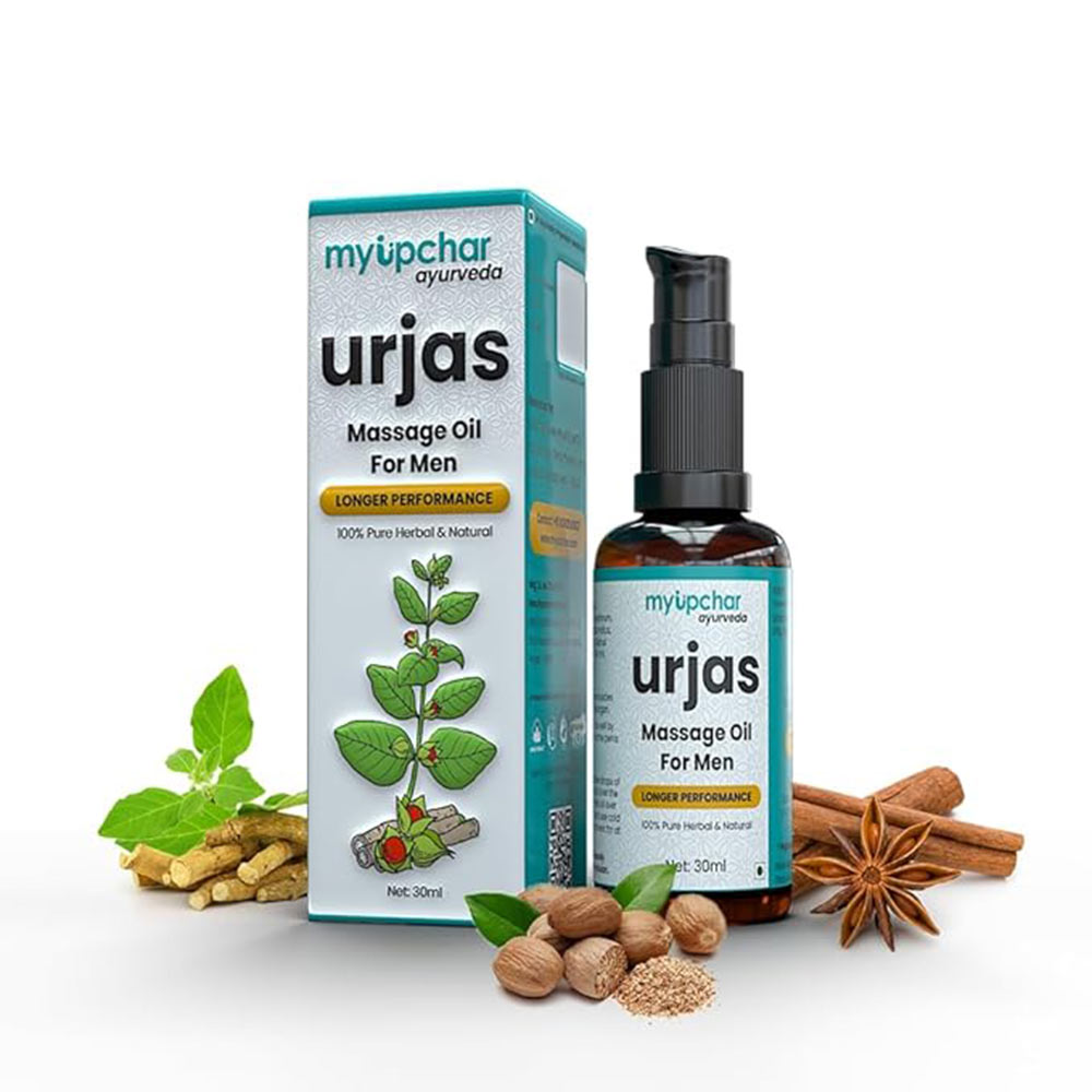 1 - myUpchar Ayurveda Urjas Massage Oil for Men,  30 ml 