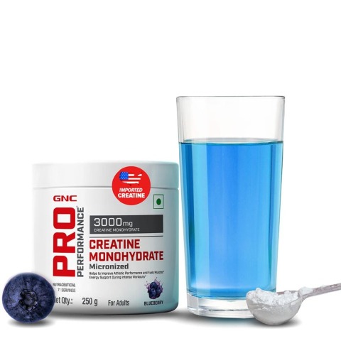 GNC Pro Performance Creatine Monohydrate,  Blueberry  0.55 lb 