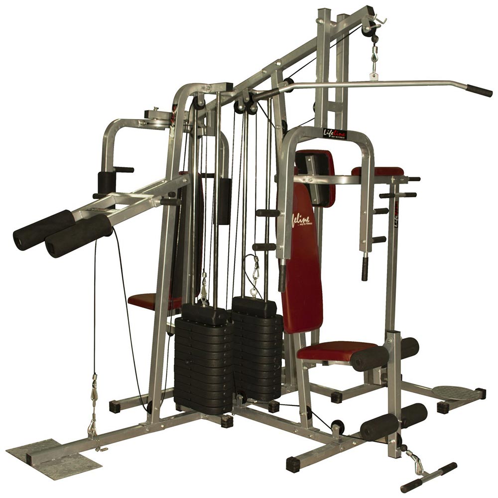 Lifeline 6 Station Home Gym 2 Weight Lines