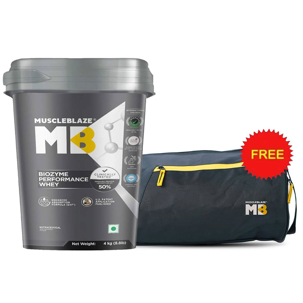 MuscleBlaze Biozyme Performance Whey, 8.8 lb Rich Chocolate