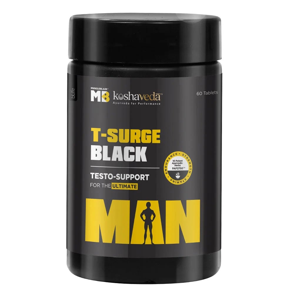 1 - MuscleBlaze T-Surge Black OP,  60 tablet(s)  Unflavoured 