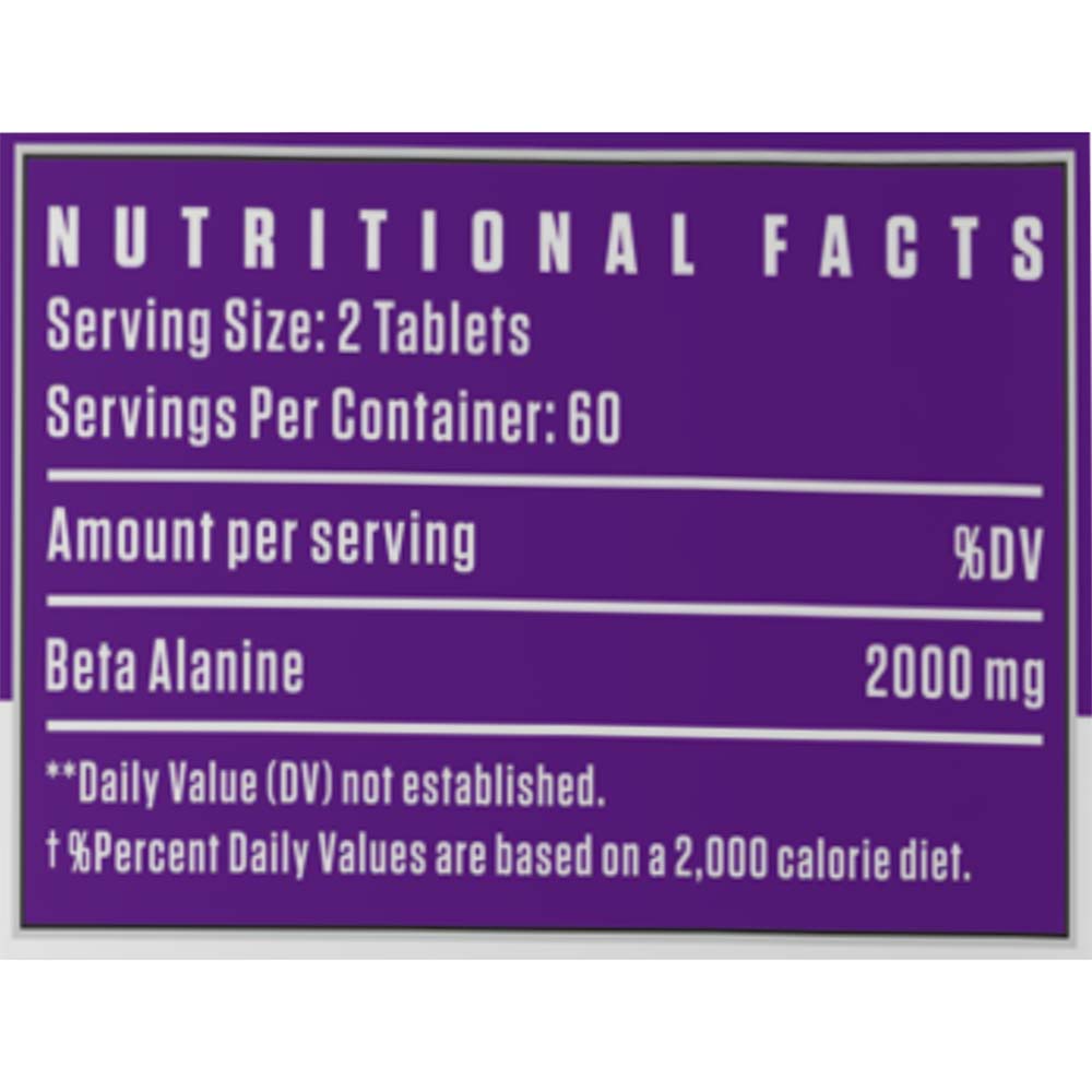 2 - Dennis James Signature Series Beta Alanine 4000 mg,  Unflavoured  120 tablet(s) 