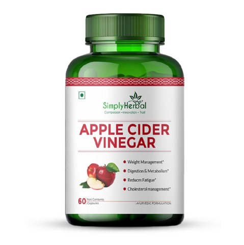 1 - Simply Herbal Apple Cider Vinegar,  90 capsules  Unflavoured 