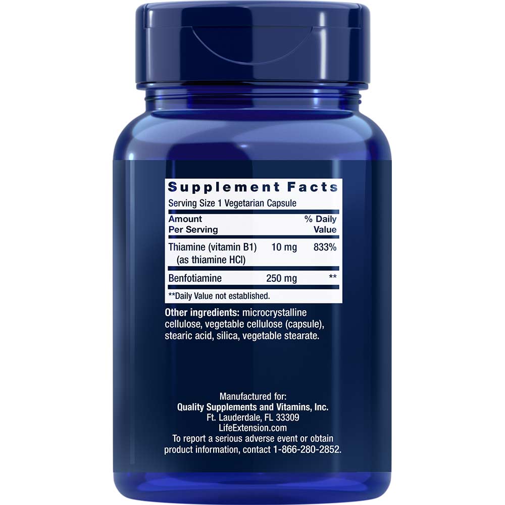 1 - Life Extension Mega Benfotiamine,  120 veggie capsule(s) 