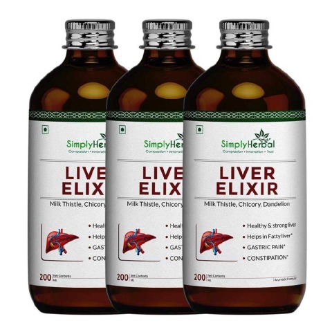 1 - Simply Herbal Liver Elixir (Pack of 3),  450 ml 