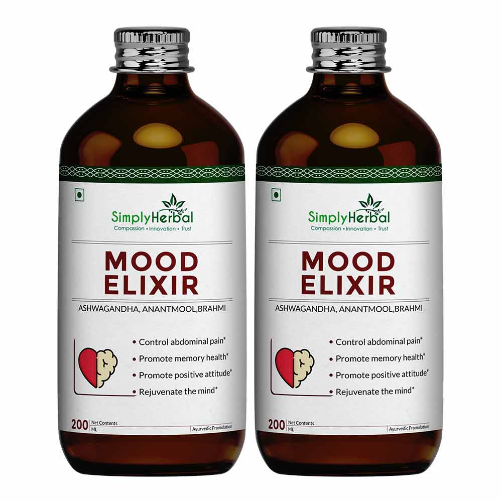 Simply Herbal Mood Elixir (Pack of 2),  450 ml 