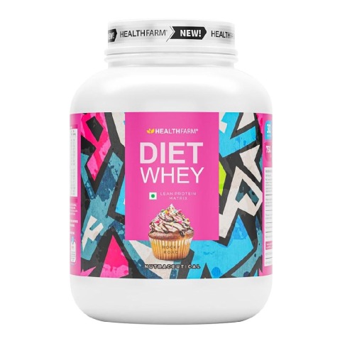 1 - Healthfarm Diet Whey,  4.4 lb  Rocky Road 