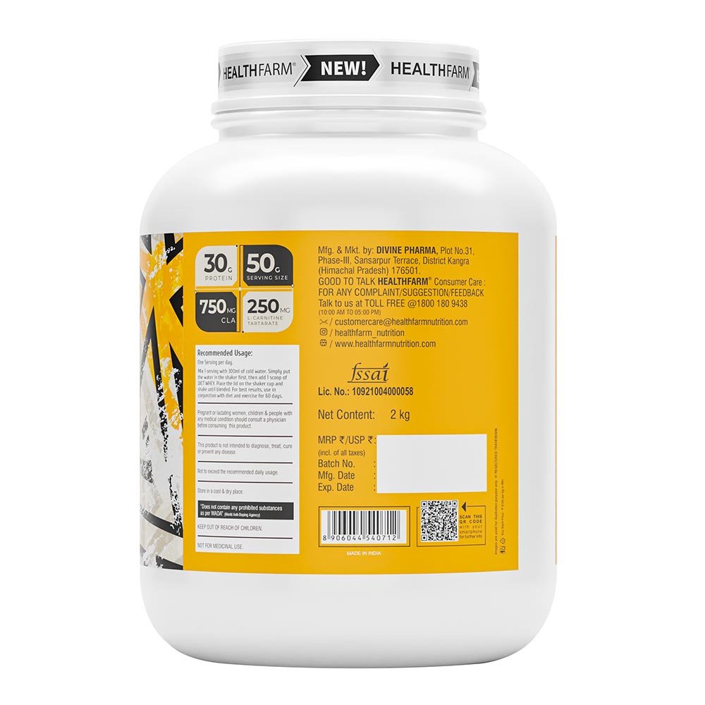 2 - Healthfarm Diet Whey,  4.4 lb  Mango Delight 