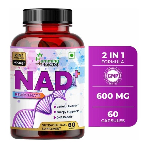 1 - Humming Herbs NAD+,  60 capsules 