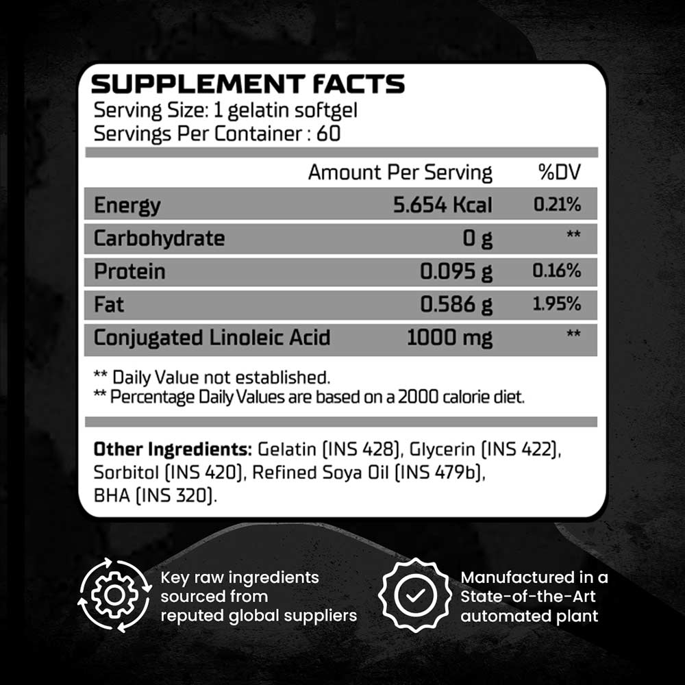 6 - Absolute Nutrition CLA,  60 softgels 