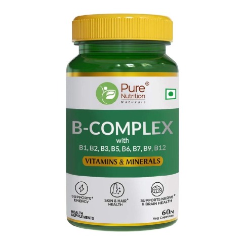 1 - Pure Nutrition Vitamin B-Complex, 60 veggie capsule(s) Unflavoured