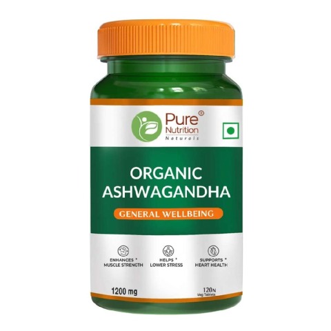 1 - Pure Nutrition Organic Ashwagandha, 120 tablet(s)