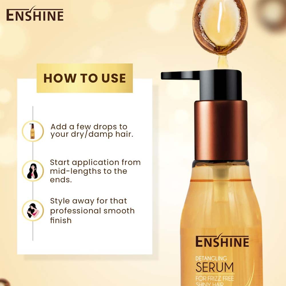 6 - Enshine Detangling Hair Serum,  200 ml  for Frizz Free Shiny Hair 