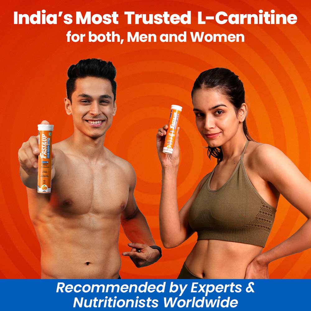 6 - Fast & Up Lean Body with L-Carnitine 2000mg,  20 tablet(s)  Orange (Pack of 3) 