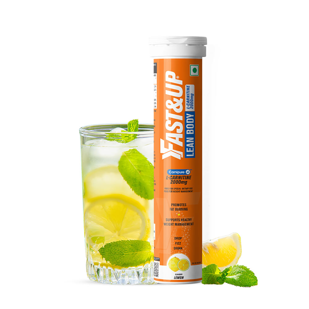 2 - Fast & Up Lean Body with L-Carnitine 2000mg,  20 tablet(s)  Lemon (Pack of 3) 