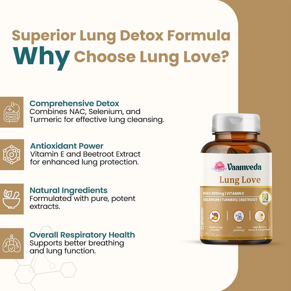 4 - Vaamveda Lung Love,  60 tablet(s) 