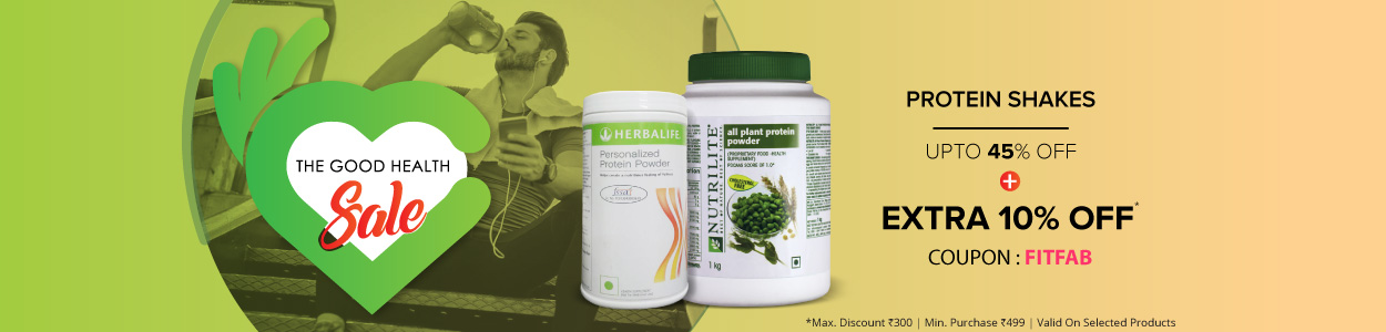 Get Extra 20% off on Protein Shakes