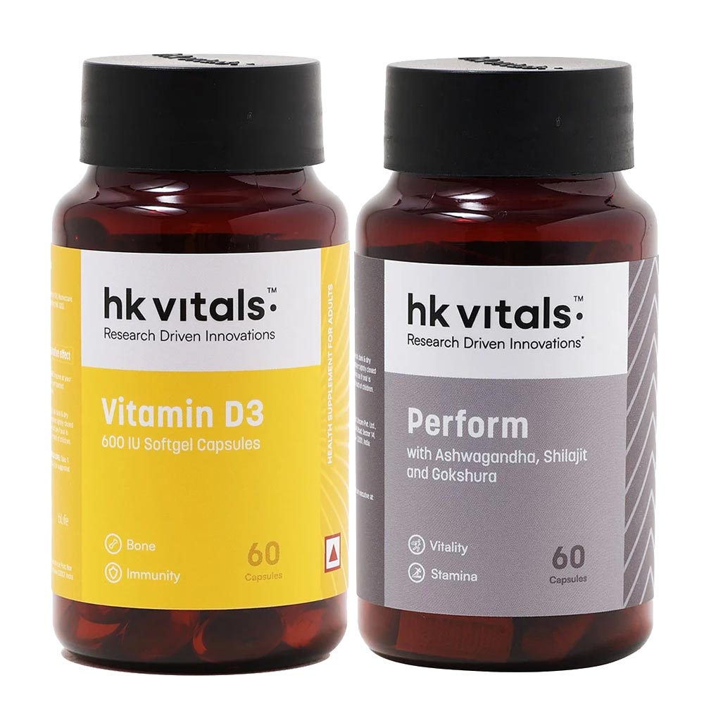 HK Vitals Vitamin D3 & Perform Combo