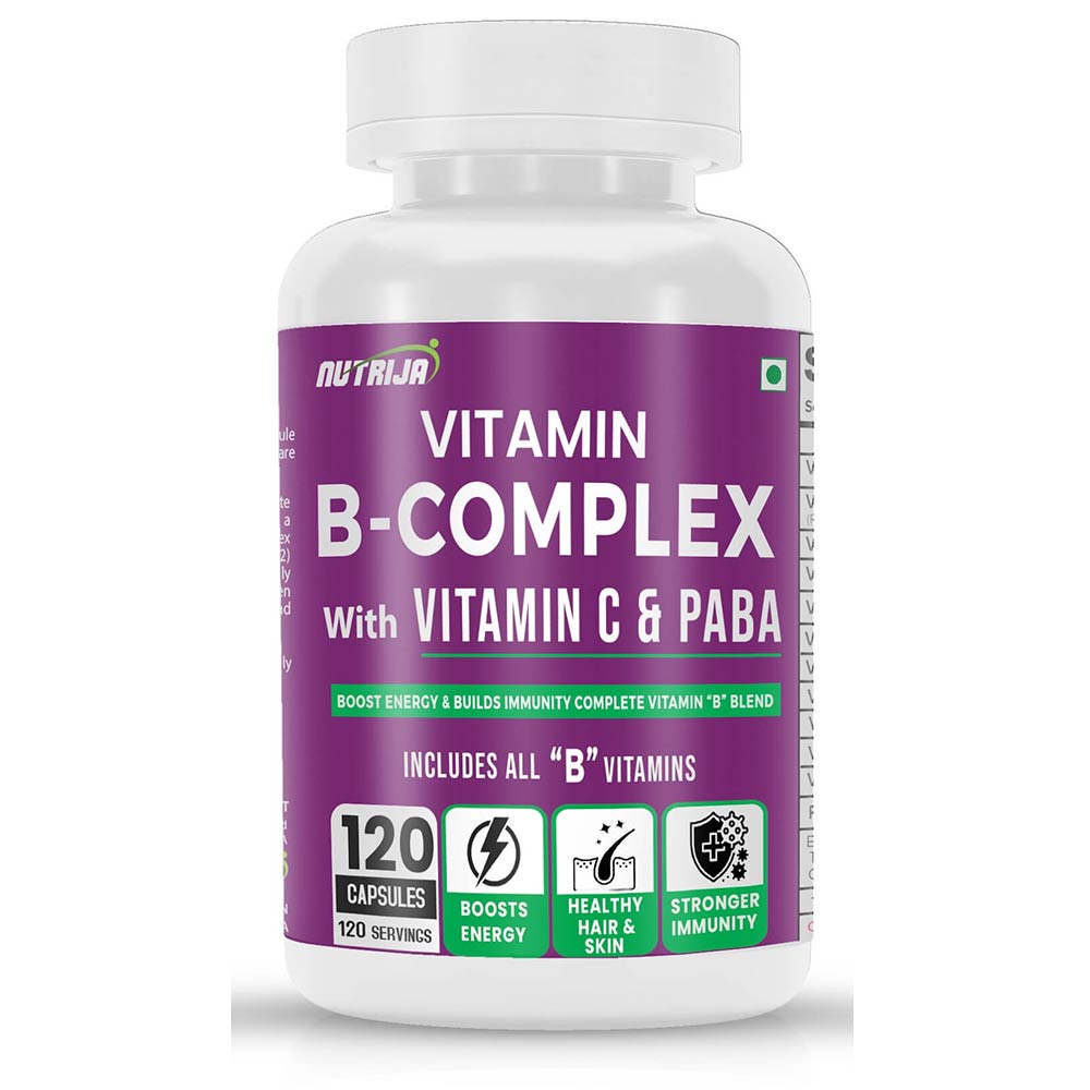 1 - Nutrija Vitamin B-Complex,  120 capsules  Unflavoured 