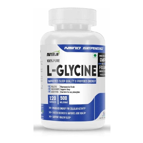 1 - NutriJa L-Glycine,  120 capsules 