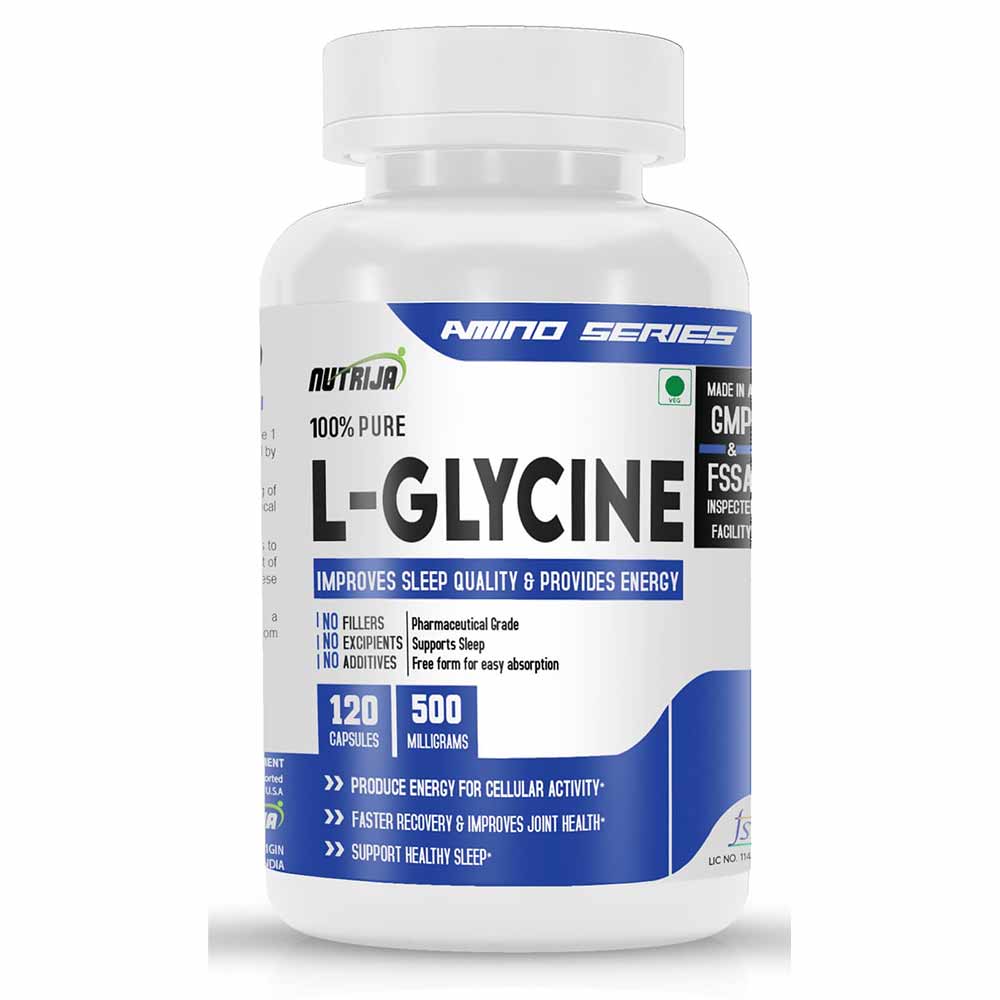 1 - NutriJa L-Glycine,  120 capsules 