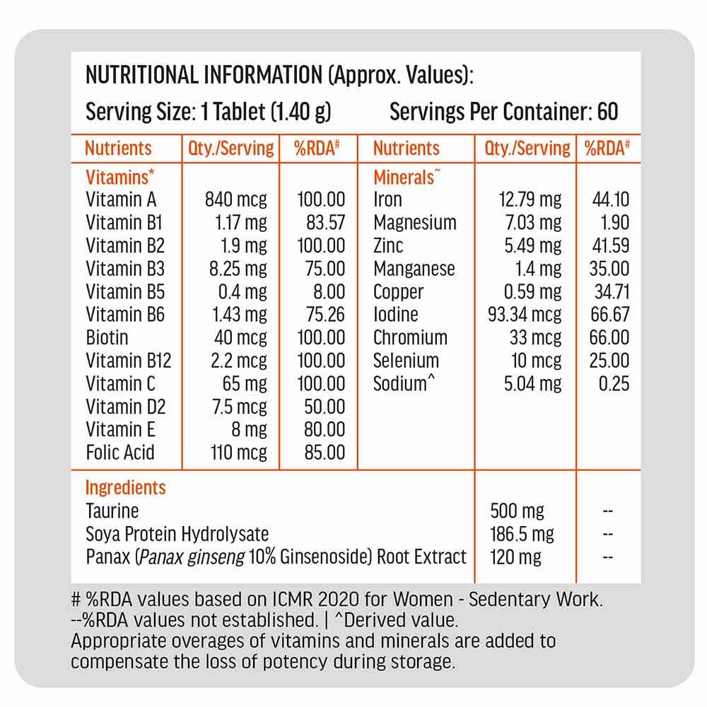 Healthkart HK Vitals Multivitamin, Fish Oil & Biotin 60 Tabs Combo