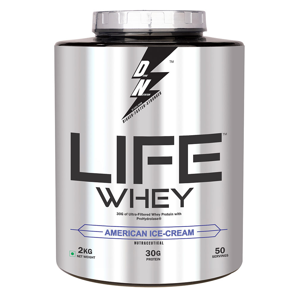 Divine Nutrition Life Whey,  4.4 lb  American Ice-Cream 