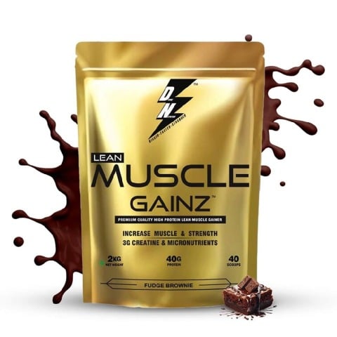 Divine Nutrition Lean Muscle Gainz, 4.4 lb Fudge Brownie